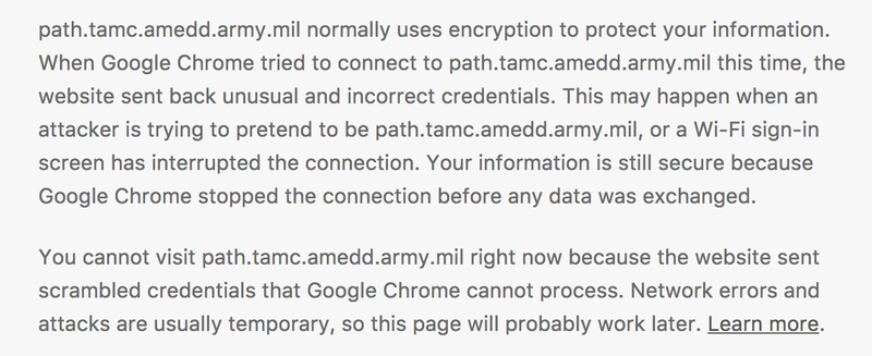 Screenshot: Chrome